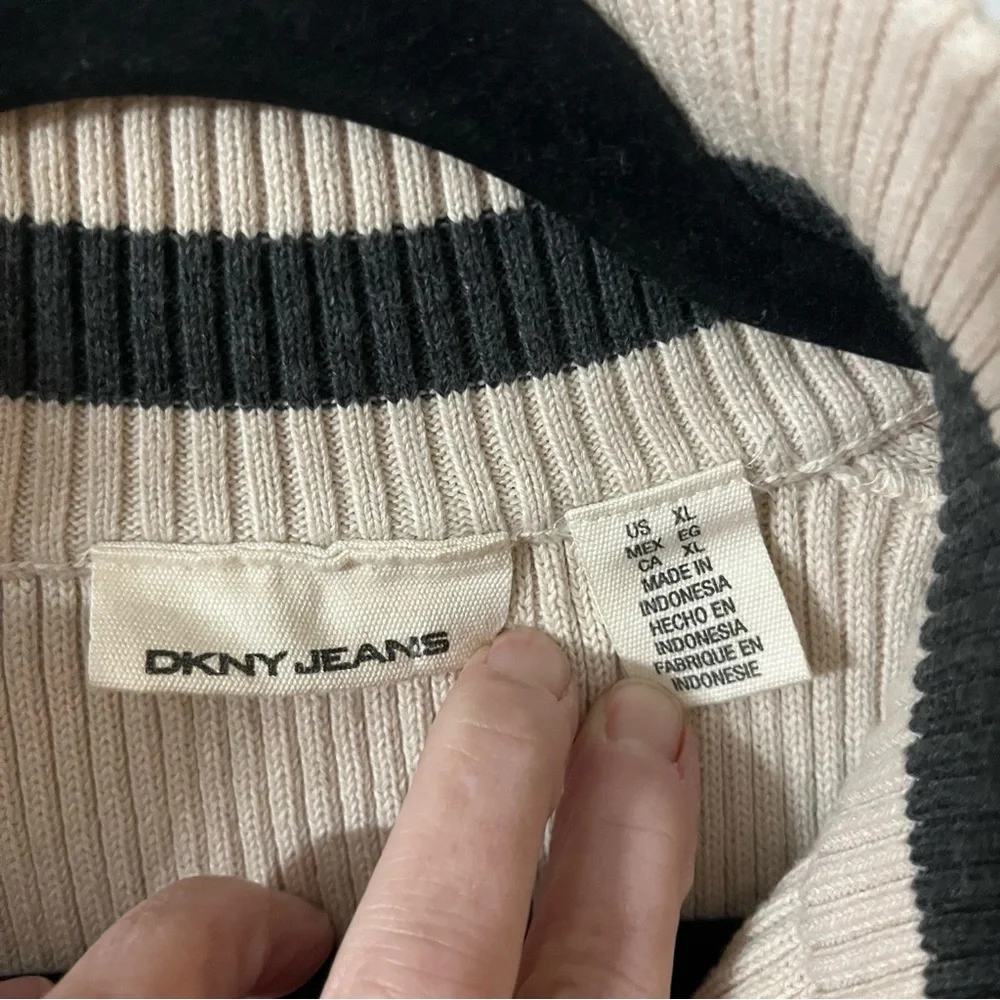 DKNY Jeans. XLarge. Zip up sweater. 100 Cozy Cotton with some warm weight.